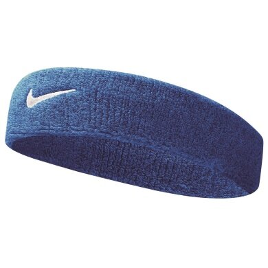 Nike Headband Swoosh (70% Cotton) royal blue - 1 piece