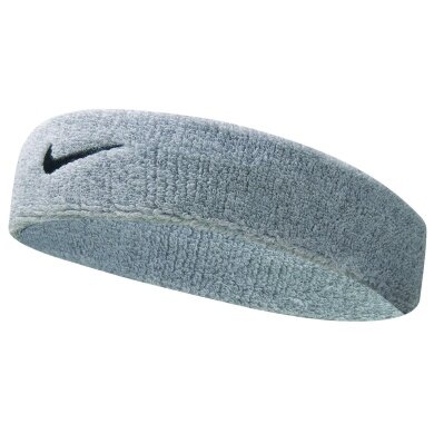 Nike Headband Swoosh (70% Cotton) grey/black - 1 piece