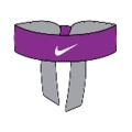 Nike Headband Premier Head Tie Rafael Nadal vivid purple/white - 1 piece