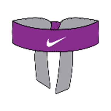 Nike Headband Premier Head Tie Rafael Nadal vivid purple/white - 1 piece