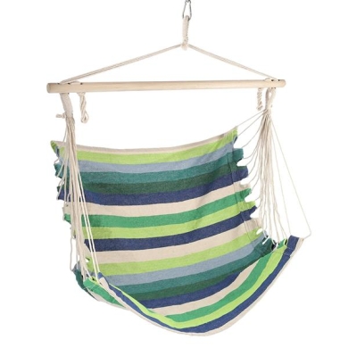 Nils Camp Hanging Chair NC3106 (Wooden Beams, TC Material, max. User Weight: 120 kg) Green 102x100cm