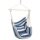 Nils Camp Hanging Chair NC3107 (Wooden Beams, Cotton, Easy to Hang) Blue 103x99cm