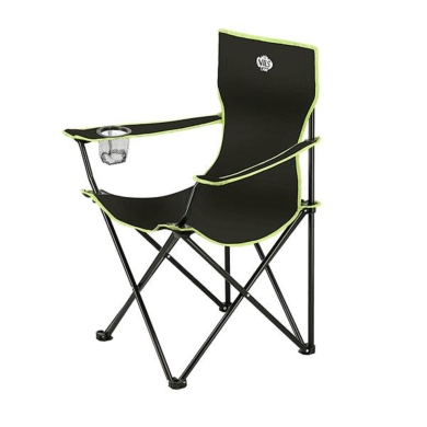 Nils Camp Camping Chair NC3044 (User weight max. 110 kg) black/lime