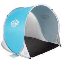 Nils Camp Beach Shelter NC3173 (UV Protection, Self-Assembling) 140x110x110cm Blue/Grey