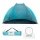 Nils Camp Beach Shelter NC8030 (UV Protection, Waterproof Bottom) for the Family Turquoise Blue - 120x260x120cm