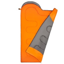 Nils Camp Sleeping Bag NC2008 Size L (2-Season Sleeping Bag) Orange/Black 185x75cm