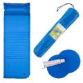 Nils Camp Sleeping Mat NC4001 (self-inflating, pillow) blue 190x63x38cm