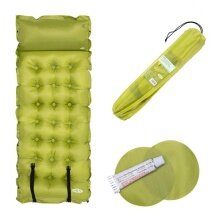 Nils Camp Sleeping Mat NC4018 (self-inflating, pillow) green 188x66x35cm