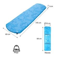 Nils Camp Self-Inflating Sleeping Mat NC4062 (blue) 195x60x5cm