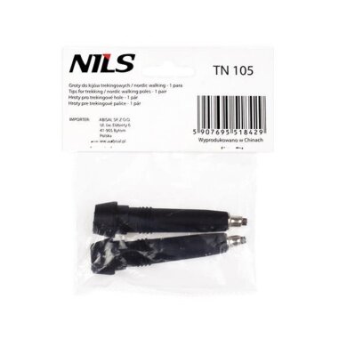 Nils Camp Tip TN105 (Tungsten Carbide) for Nordic Walking Poles - 2 Pieces