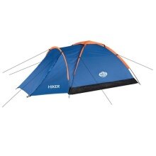 Nils Camp Camping Tent Hiker NC6010 - water-repellent, 1 entrance, for 2 persons - blue