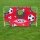 Nils Camp Football Goals BR240P with Training Panel - 240x150cm - white/red