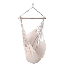 Nils Camp Hanging Chair NC0033 (wooden beam, max. user weight 120kg) beige 130x100cm