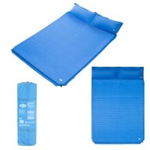 Nils Camp Isomatte NC4060 for 2 persons (self-inflating, pillow) blue 186x130x3cm