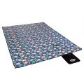 Nils Camp Picnic Blanket NC8014 (Flamingo Design) blue 220x200cm