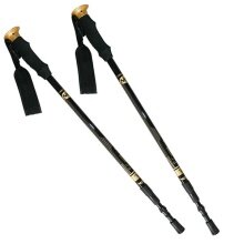 Nils Camp Hiking Poles NW-TK19 Trekking/Nordic Walking (Telescopic Poles, Rubber Tips, Adjustable Height) - 2 Pieces