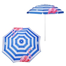 Nils Camp Beach Umbrella NC7811 (Flamingo Design) blue - 180x160x100cm