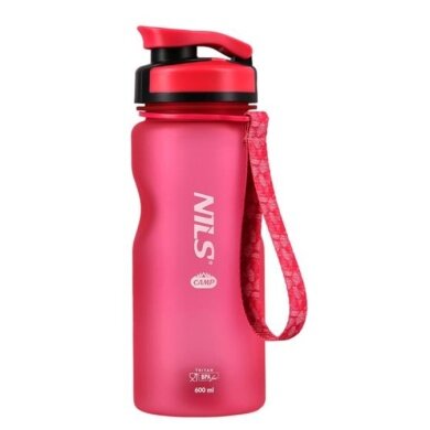 Nils Camp Water Bottle NC1740 Tritan (BPA free) 600ml pink