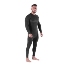 Nils functional underwear set Magnus (long-sleeve shirt and long trousers) black men's