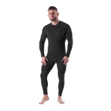 Nils functional underwear set Ragnar (long-sleeve shirt and long trousers) black men's