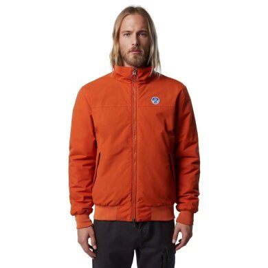 North Sails Transition Jacket Sailor Jacket (Stand-up collar, waterproof, windproof) flame red/orange Men