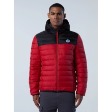 North Sails Winter Padded Jacket Sky Hoodie Jacket (waterproof) red/black Men