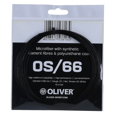 Oliver Badminton String OS-66 Black 10m Set