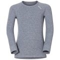 Odlo Long Sleeve Active Warm (warm, soft, brushed inside) Underwear grey Children