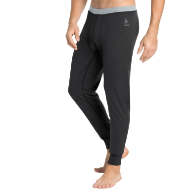 Odlo Leggings Merino (100% Merino wool, fabric thickness 200) Underwear black Men