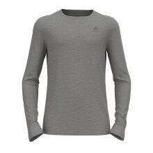 Odlo Long Sleeve Merino Natural (100% Merino Wool, Fabric Thickness 200) Underwear 2023 Grey Men