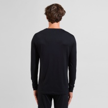 Odlo Long Sleeve Merino Natural (100% Merino Wool, Fabric Thickness 200) Underwear 2023 Black Men