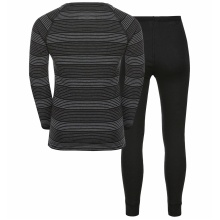 Odlo Long Sleeve Shirt + Trousers Active Warm Eco (warm, soft, brushed inside) Underwear black/grey Children