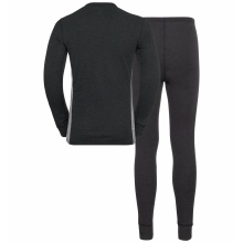 Odlo Long Sleeve Shirt + Trousers Active Warm Eco (warm, excellent moisture management) Underwear dark grey Men