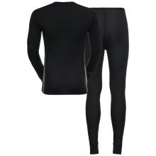 Odlo Long Sleeve Shirt + Trousers Active Warm Eco (warm, excellent moisture management) Underwear black Men