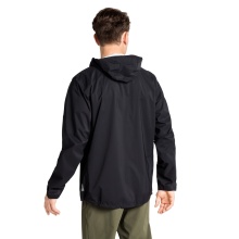 Odlo hiking jacket Aegis 2.5 layer hardshell (waterproof, breathable) black men