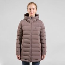 Odlo Winter Coat Ascent N-Thermic Insulated with Hood (water-repellent, windproof, breathable) rust red Women