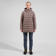 Odlo Winter Coat Ascent N-Thermic Insulated with Hood (water-repellent, windproof, breathable) rust red Women