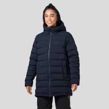 Odlo Winter Coat Ascent N-Thermic Insulated with Hood (water-repellent, windproof, breathable) dark blue Women