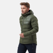 Odlo Winter Jacket Severin N-Thermic Insulated with Hood (water-repellent, windproof, breathable) dark green Men