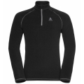 Odlo Fleece Long Sleeve Shirt 1/2 Zip Rigi (warm, Microfleece) black Men