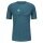 Odlo Hiking/Leisure Tshirt Crew Neck Ascent Performance Wool 130 with Landscape Print Blue Men