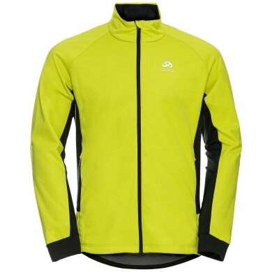 Odlo Softshell Jacket Brensholmen (water-repellent, windproof, breathable) yellow Men