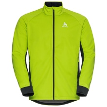 Odlo Softshell Jacket Brensholmen (water-repellent, windproof, breathable) lime green Men