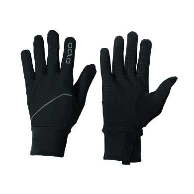 Odlo Gloves Intensity Safety Light (better visibility in poor light) black - 1 pair