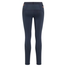 Odlo Running Tights X-Alp Winter (actively warms, freedom of movement, dirt and water repellent) blue/grey Women