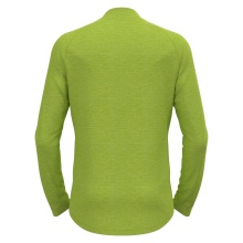 Odlo Fleece Jacket Tenica Mid Layer Full Zip (softly lined inside) sharp green melange Men