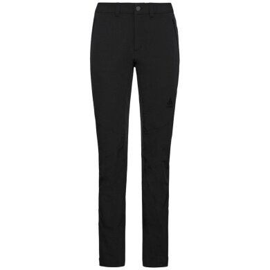 Odlo Hiking Trousers Ascent Warm Pants (water-repellent, excellent freedom of movement) long black Women