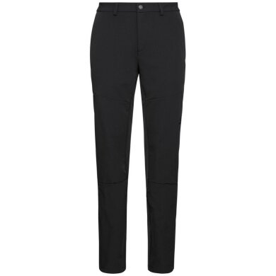 Odlo hiking trousers Ascent Warm (excellent freedom of movement, water-repellent) long black men