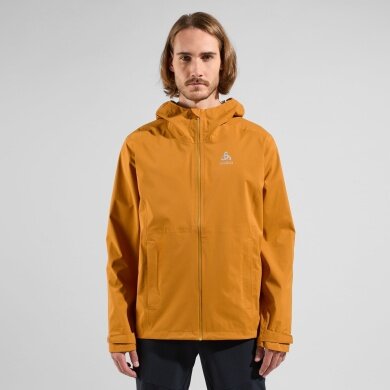 Odlo hiking jacket Aegis 2.5 layer hardshell (waterproof, breathable) orange men