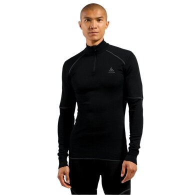 Odlo Long Sleeve Shirt Active X-Warm (warm, soft, moisture-wicking) underwear black men